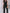 WW | Ärmelloser Blazer-Anzug Taillierte Passform Wickel-V-Ausschnitt Weite Hose