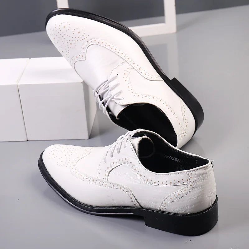 W&W Mode | Bequeme Oxford Herren Business Anzug Schuhe