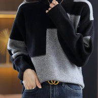 WW - Gestrickter Freizeitpullover - Damen Gemütlicher Strickpullover