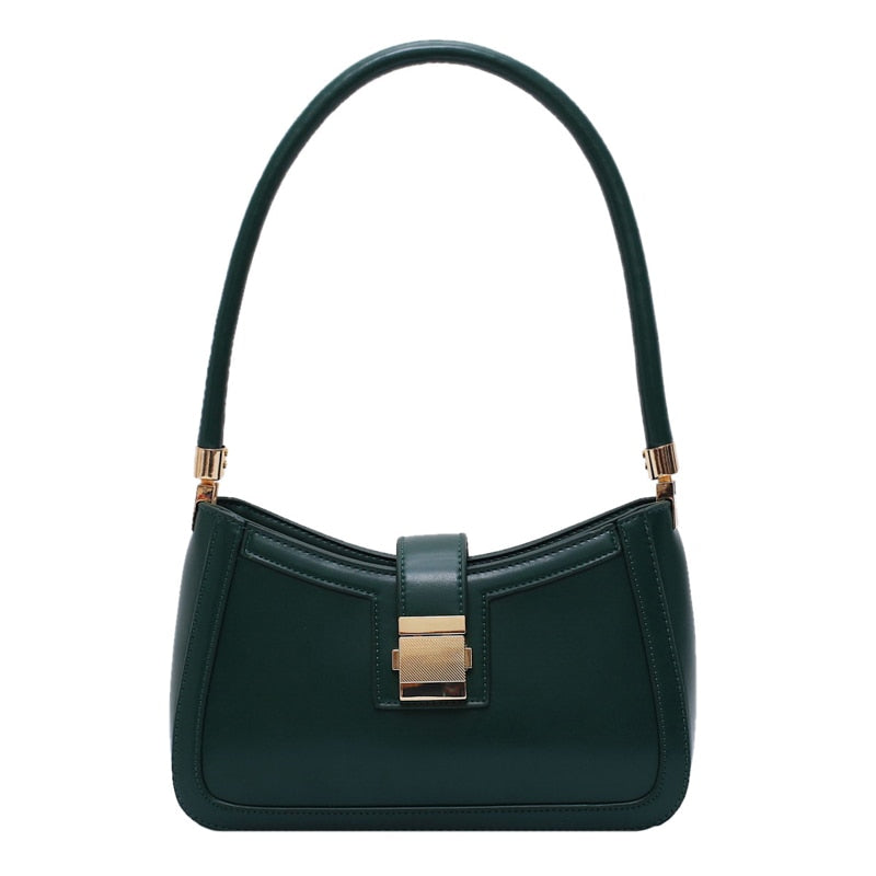 W&W Mode Stilvolle Linke Schultertasche | Damen Designer Handtasche mit Reißverschluss