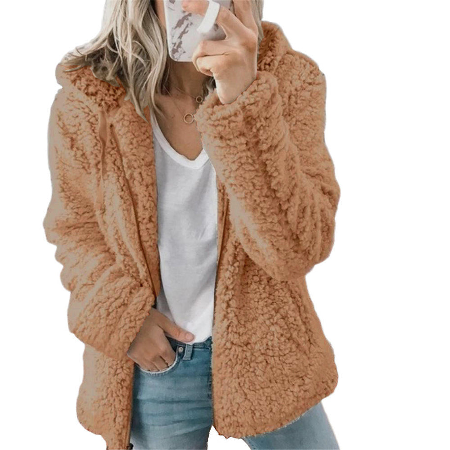 WW | Teddy Fleecejacke Damen - Lang