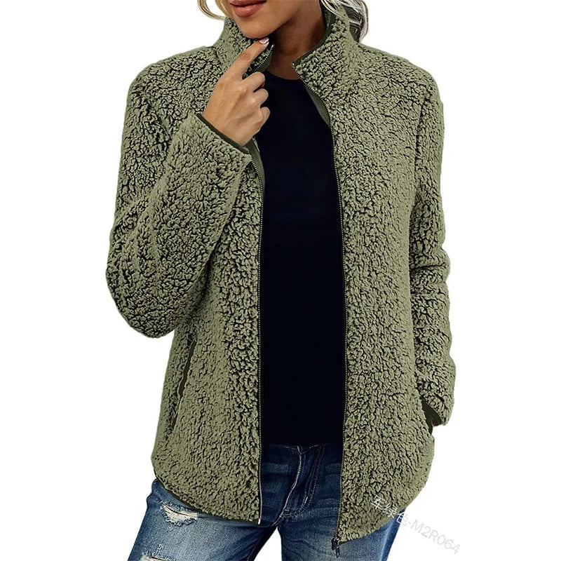 W&W Mode | Fleecejacke für Damen