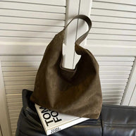 WW | Tote Tasche Aus Wildleder