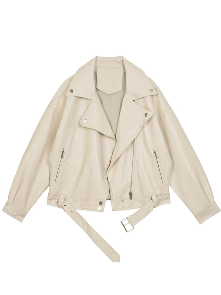 W&W Mode | Übergroße Lederjacke