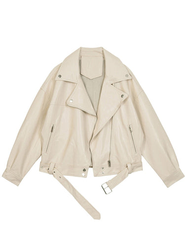 WW | Übergroße Lederjacke