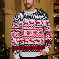 WW - Hässlicher Weihnachtspulli - Gemütlicher Strickpullover im skandinavischen Stil
