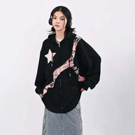 WW | Oversized Damen Hoodie Mit Print | Bequemer Streetwear Pullover