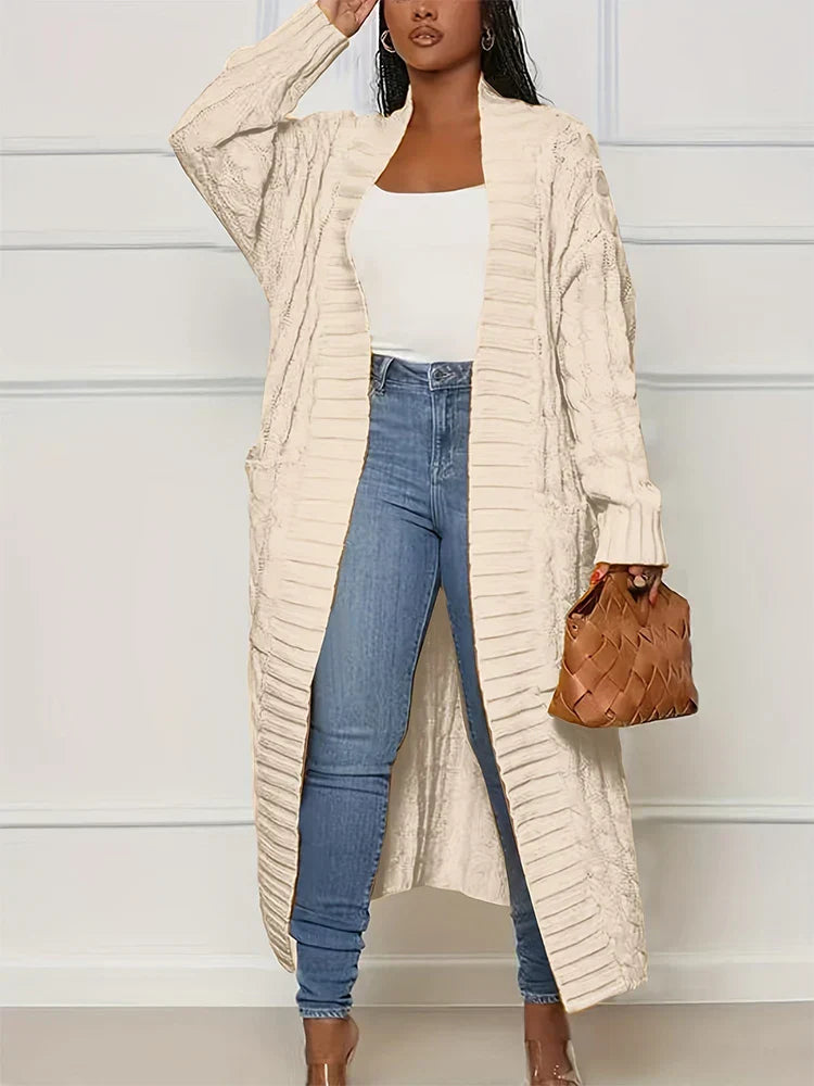 WW | Eleganter Gestrickter Damen Strickjacke