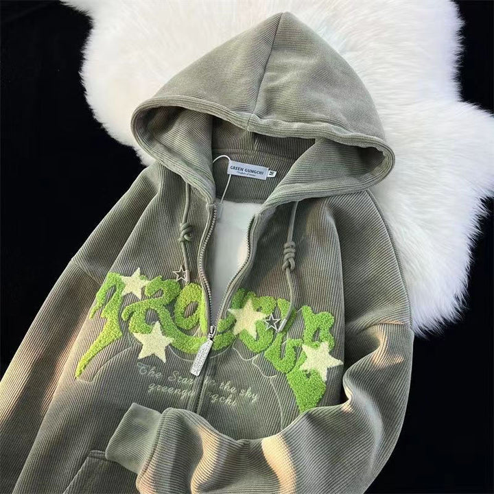 W&W Mode | Bestickter Hoodie
