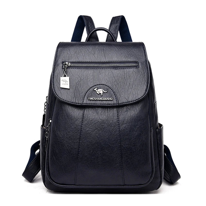W&W Mode | Großer Leder Rucksack Mit Diebstahlschutz Für Damen
