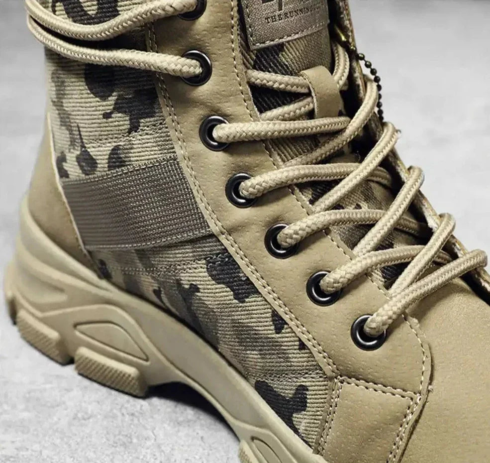 W&W Mode | Outdoor Stiefel Mit Tarnmuster Für Herren