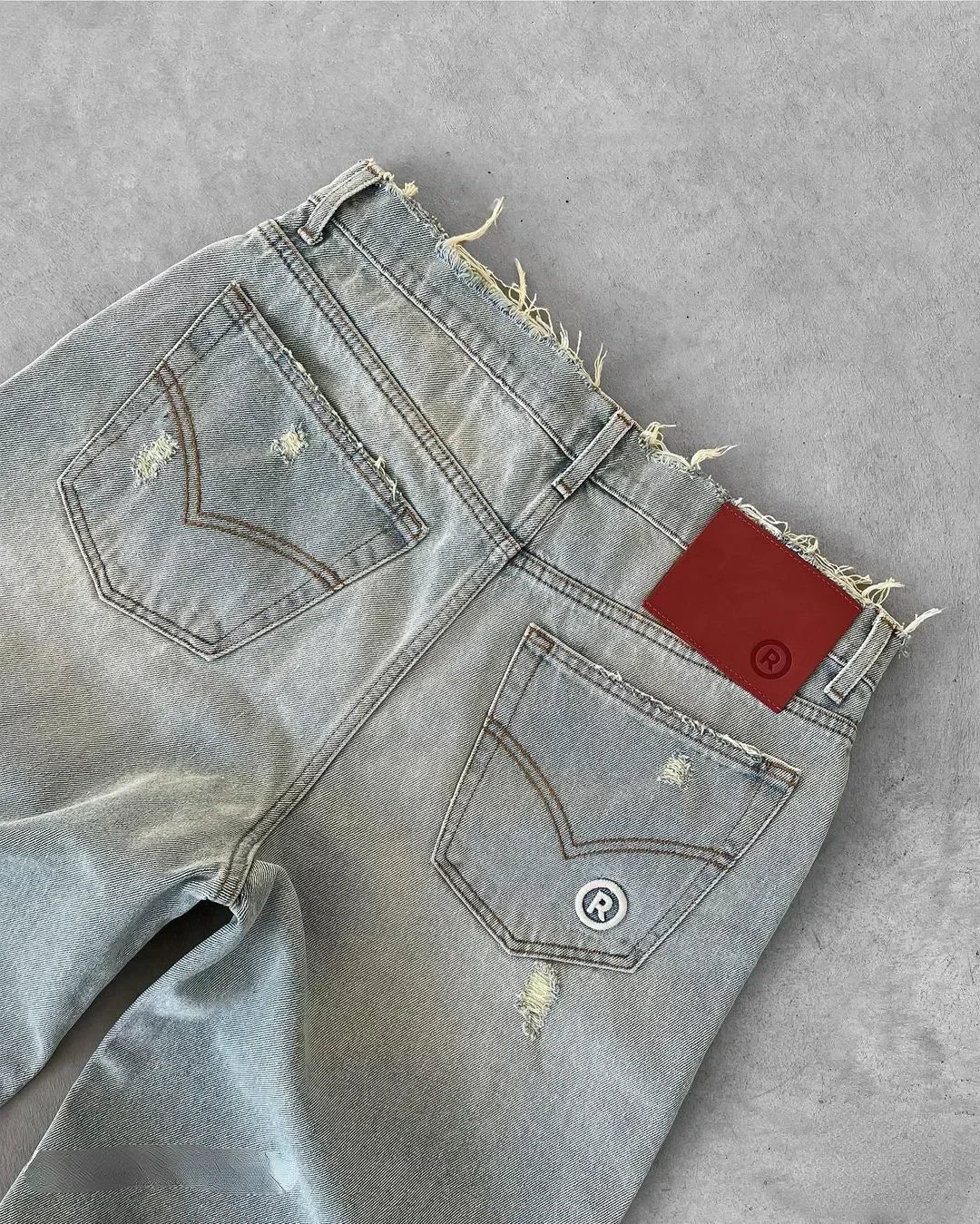 W&W Mode | Amerikanische Gewaschene Retro Jeans Für Männer