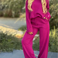 WW | Casual 2-piece T-shirt and pants set – Comfortable and stylish for everyday and leisure