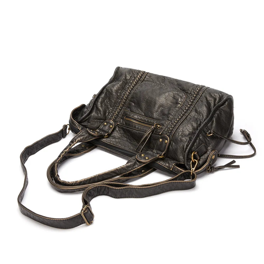W&W Mode | Schwarze Handtasche Für Schule – Praktisch Und Stilvoll