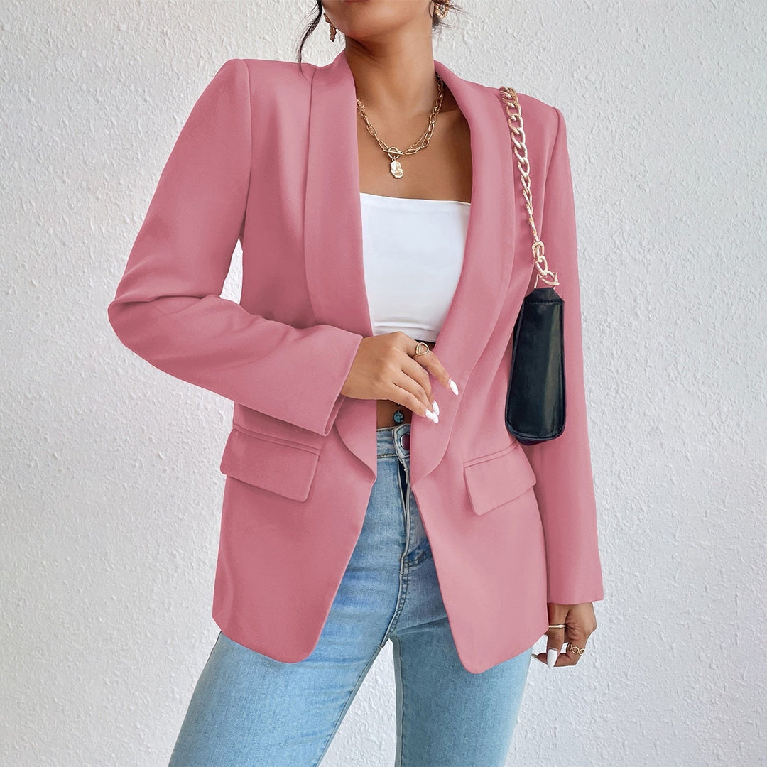 W&W Mode Klassischer Kombi-Kaschmir: Damen Frühlingsjacke für Büro und Freizeit
