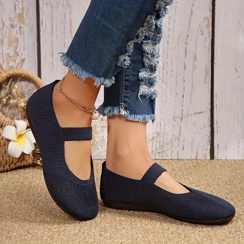 W&W Mode | Canvas-Schuhe, Leicht, Slip On, Flats, Sommerschuhe
