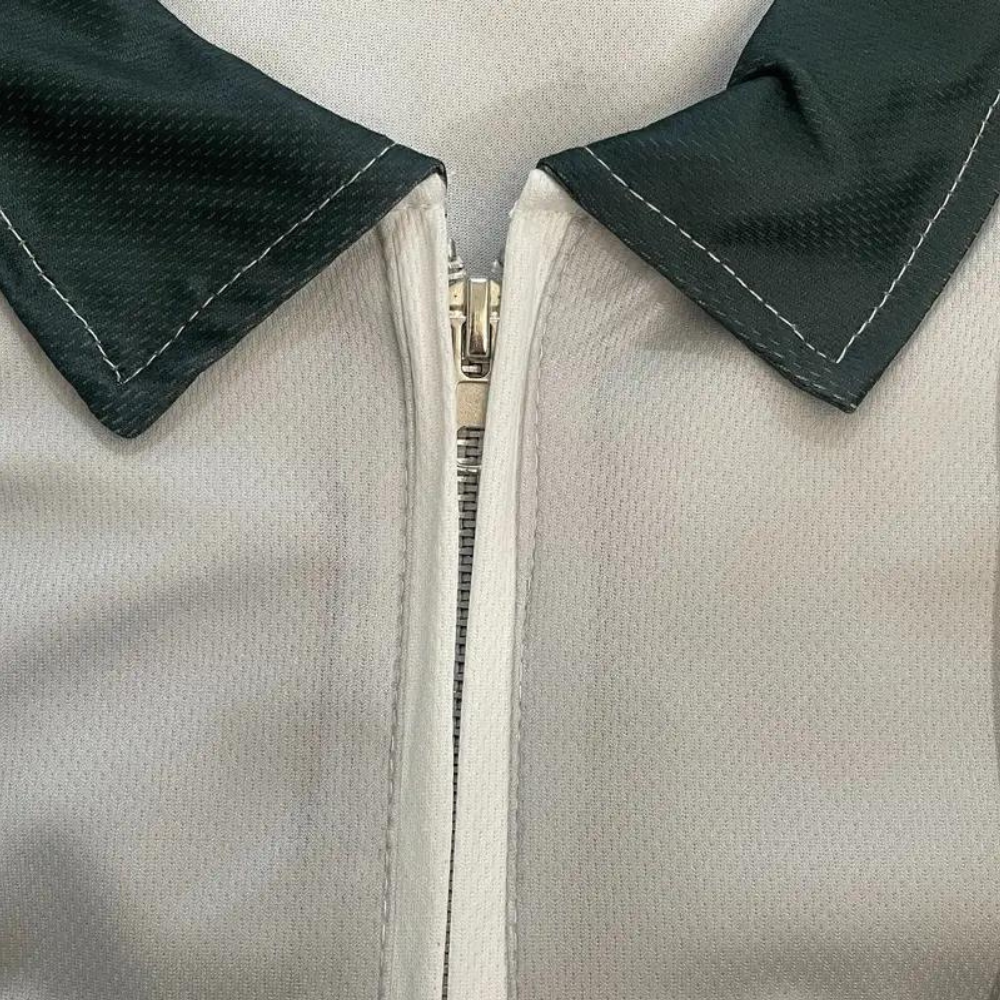 WW | Gestreifte Polo Mit Reißverschluss Für Herren Trendy & Komfortabel