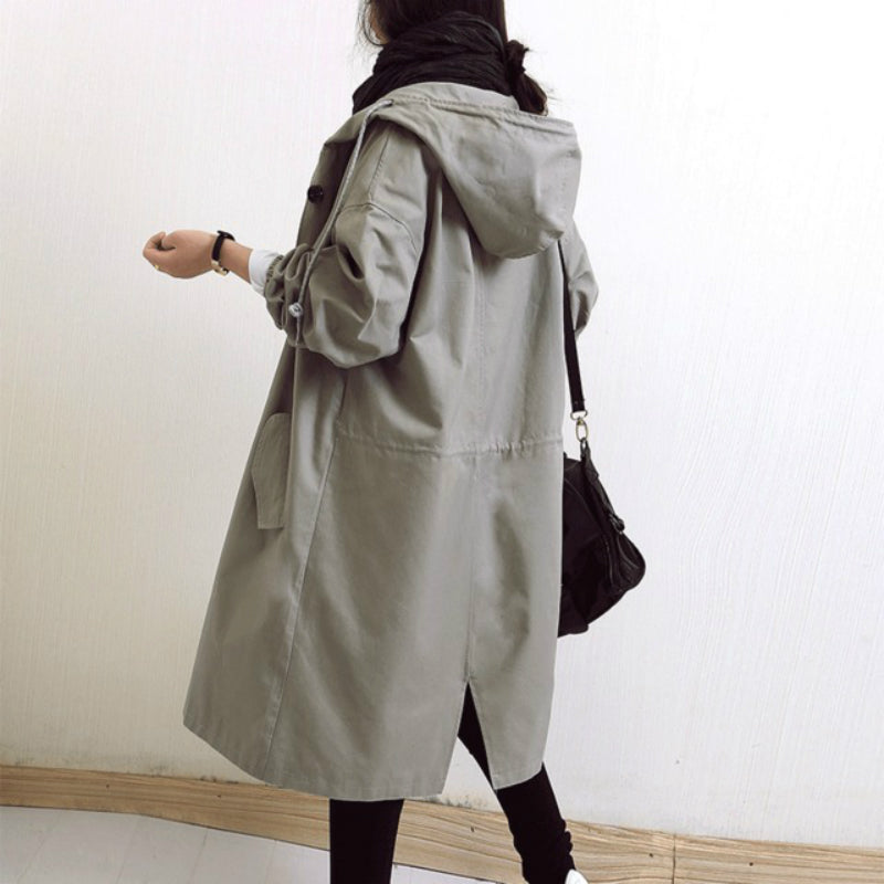 WW | Damen-Trenchcoat mit Kapuze