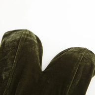 WW | Sexy Body aus bordeauxrotem, trägerlosem Samt