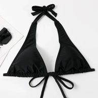 WW - Eleganter Triangel-Bikini in Schwarz