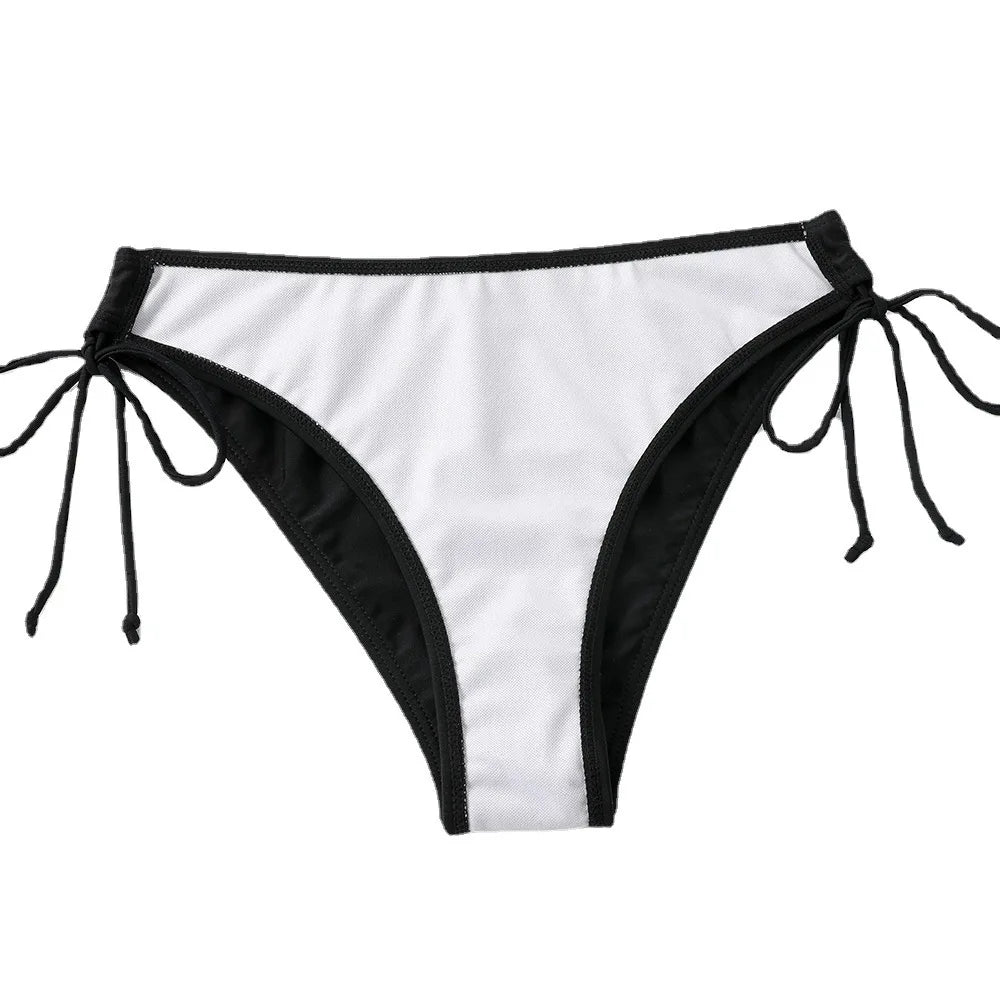 W&W Mode - Eleganter Triangel-Bikini in Schwarz