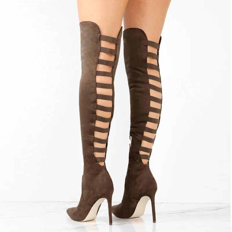 WW | Lange Stiefel mit Hohem Absatz