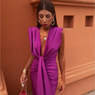 WW | Plisseekleid mit fließender Silhouette und leichtem Stoff für Frauen