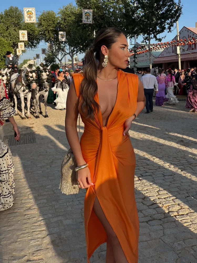 W&W Mode | Elegantes Plisseekleid