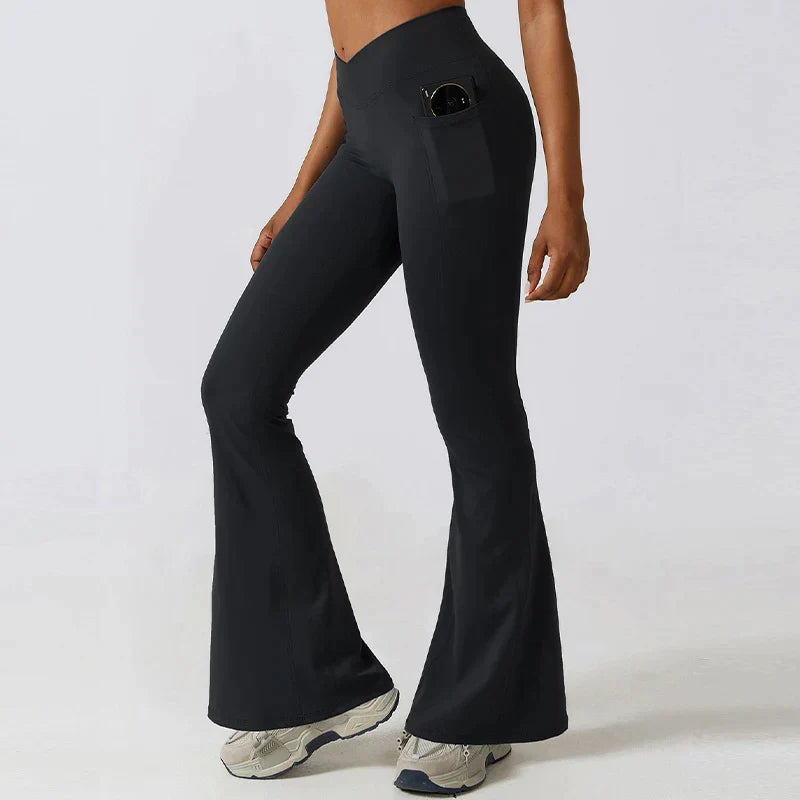 W&W Mode | Hoch taillierte Flare-Leggings