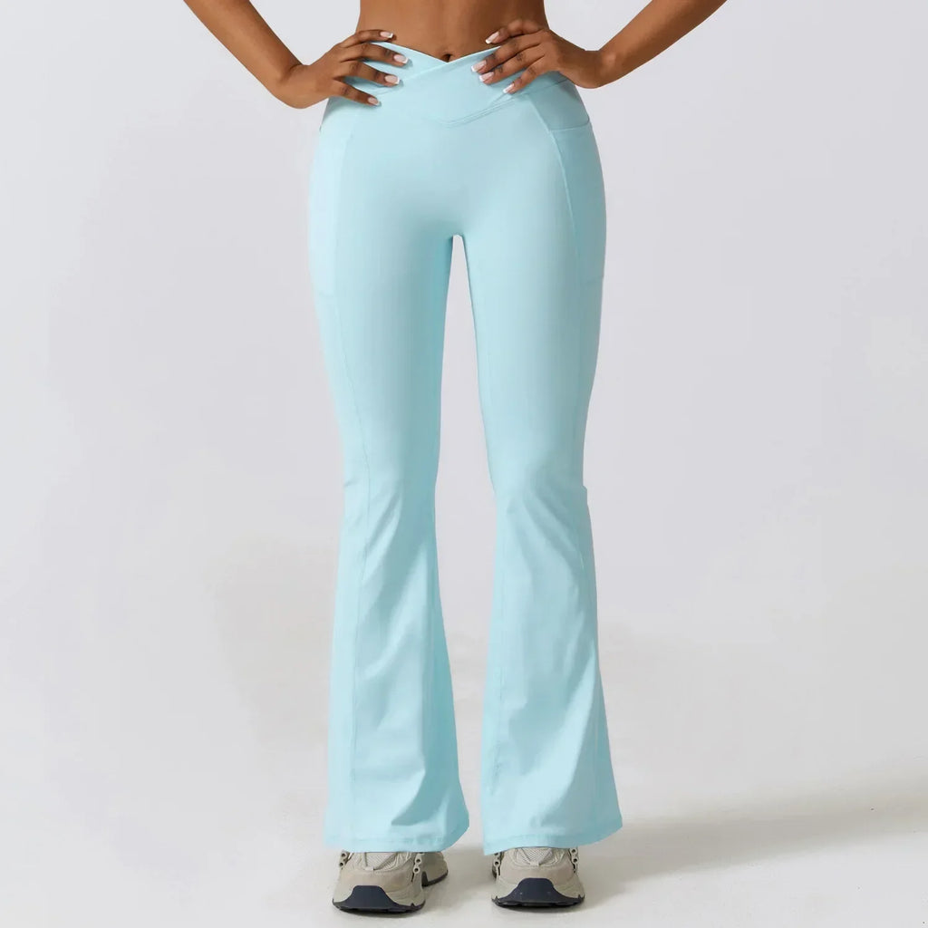 W&W | Hoch taillierte Flare-Leggings
