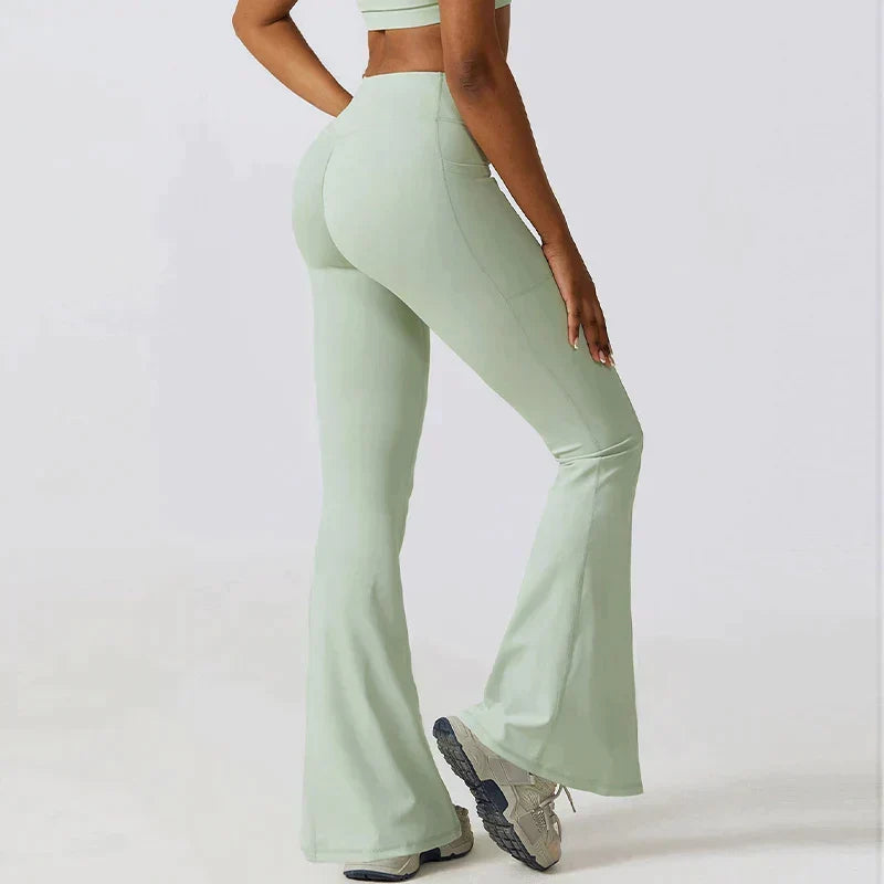 W&W Mode | Hoch taillierte Flare-Leggings