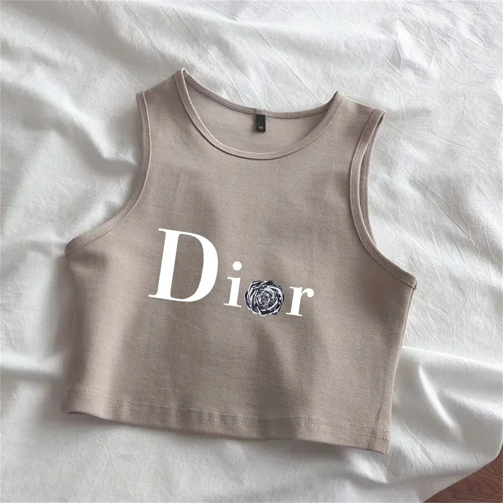 WW | Sommer Neue Damenweste mit Modeinspiriertem Gedrucktem Design, Ein Must-Have Weste für Legere und Coole Sommer