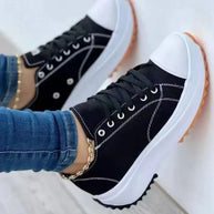 WW | Canvas Sneakers Lässige Schnürschuhe