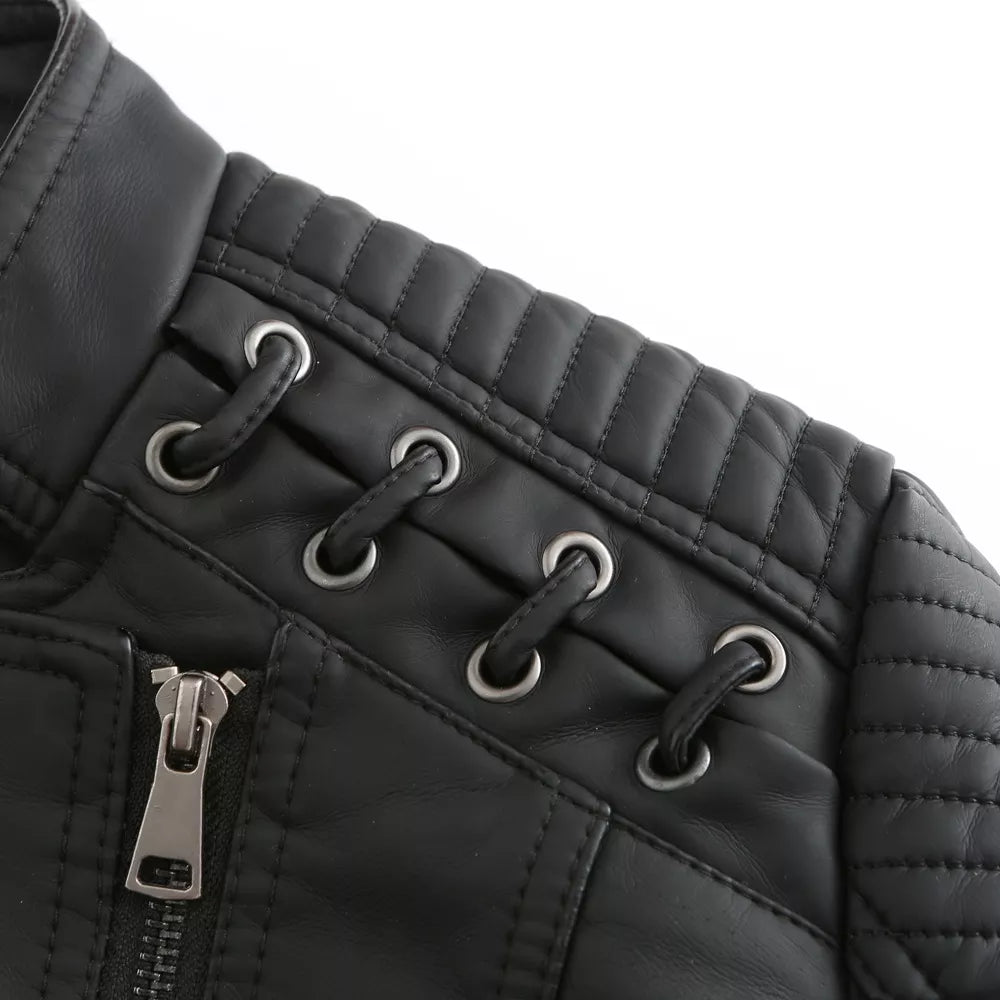W&W Mode - Glatte Lederjacke