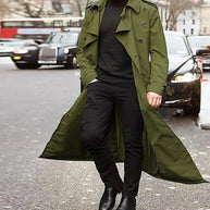 WW | Trenchcoat Mit Gekerbtem Revers Und Taschen Für Herren