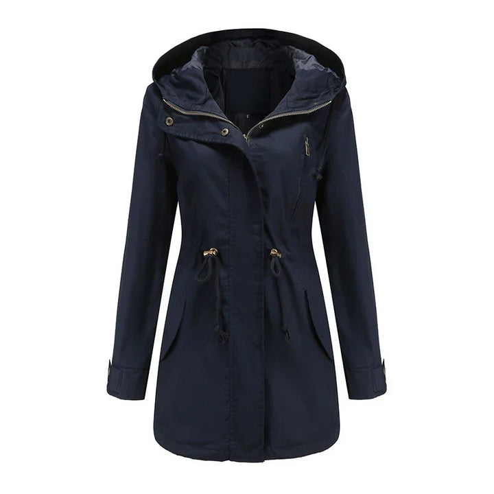 W&W Mode | Baumwoll Trenchcoat Mit Kapuze
