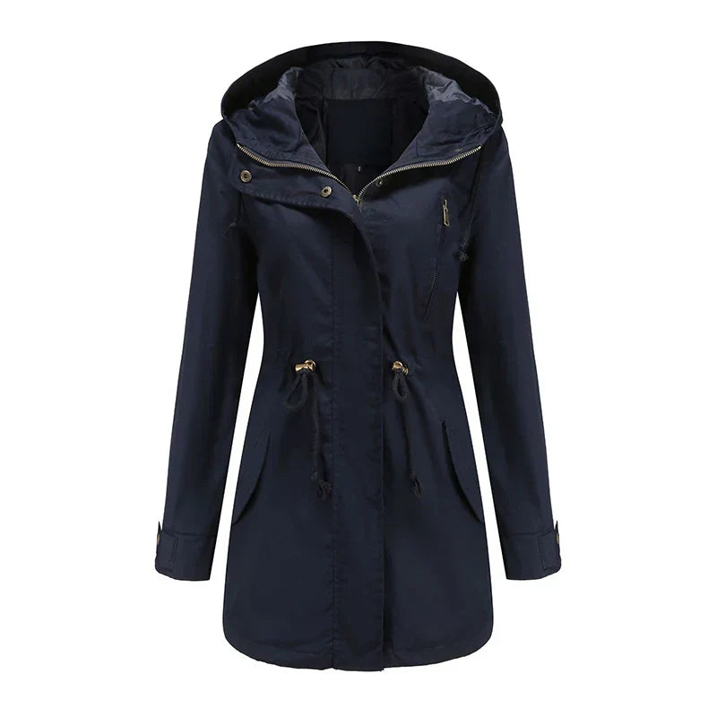 WW | Baumwoll Trenchcoat Mit Kapuze