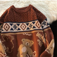 WW - Hässlicher Weihnachtspulli - Niedlicher Bärenpullover für Paare