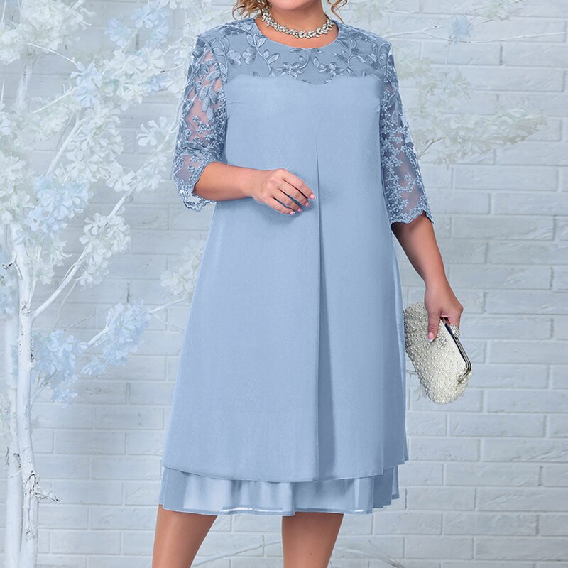 WW Klassische Sommerkleider: Plus-Size Eleganz für Damen