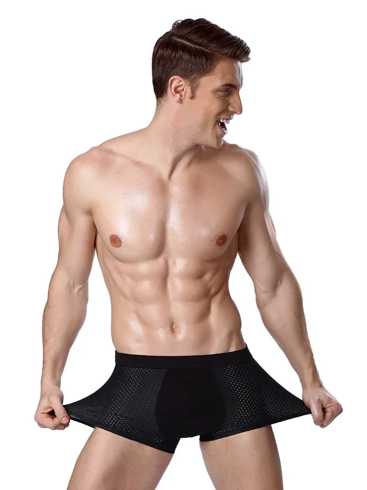 WW | Atmungsaktive Herren Boxershorts Aus Bambusfaser 4er Pack