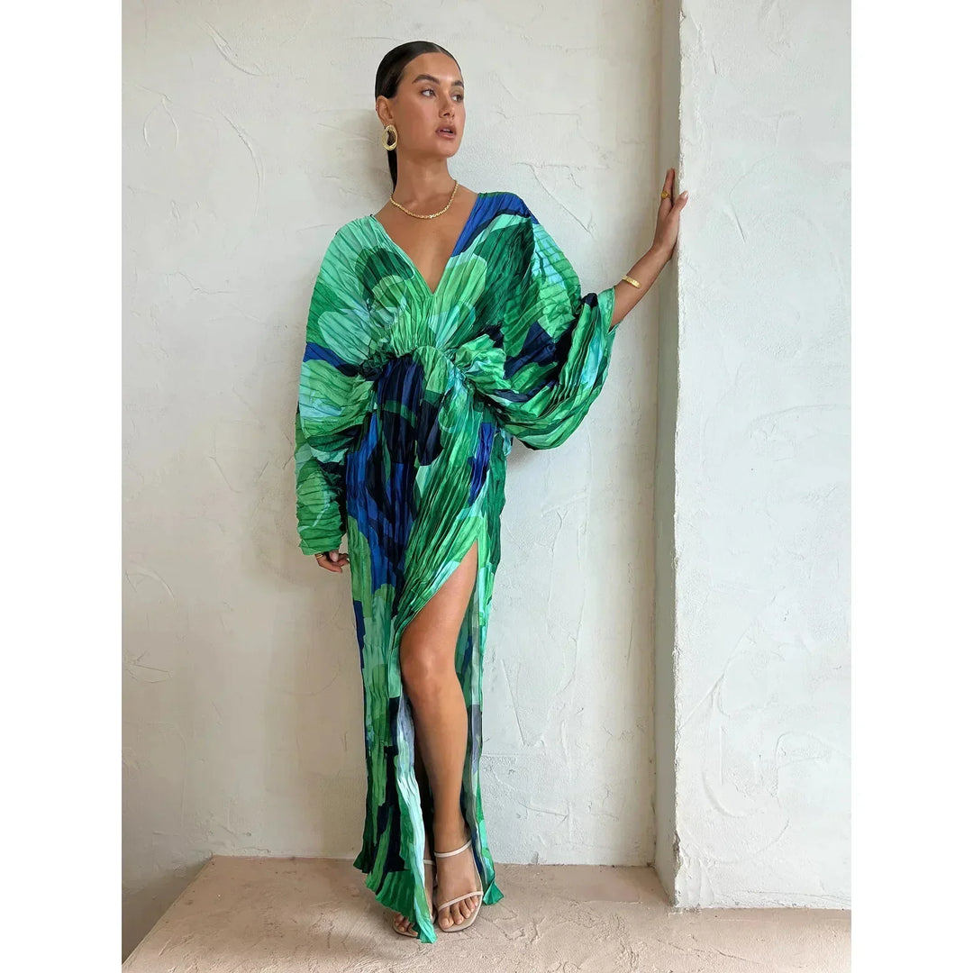 W&W Mode | Elegantes Kleid Mit V-Ausschnitt – Stilvoll Und Schick
