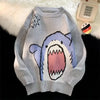 M12 Rundhals-Pullover Grau