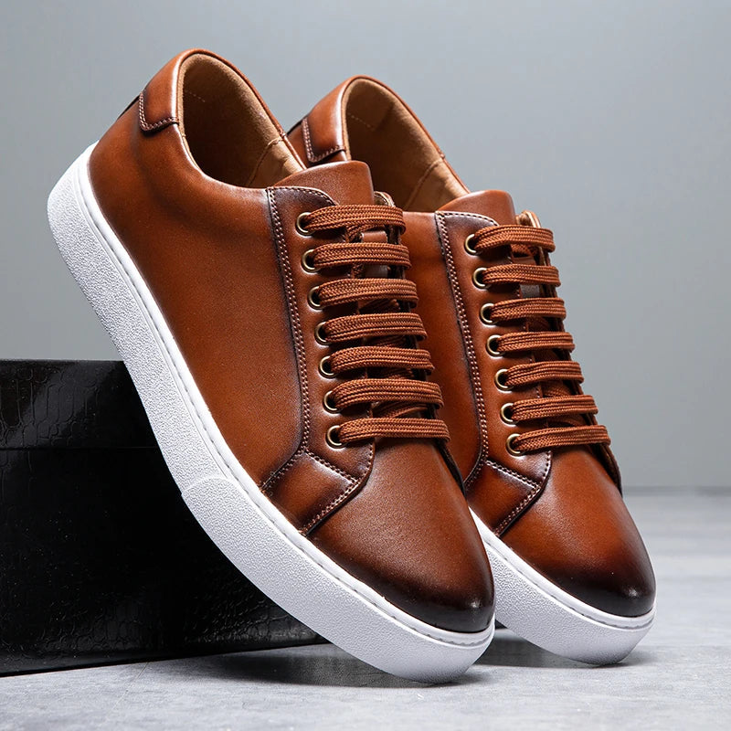 W&W Mode | Leren Herren Sneaker