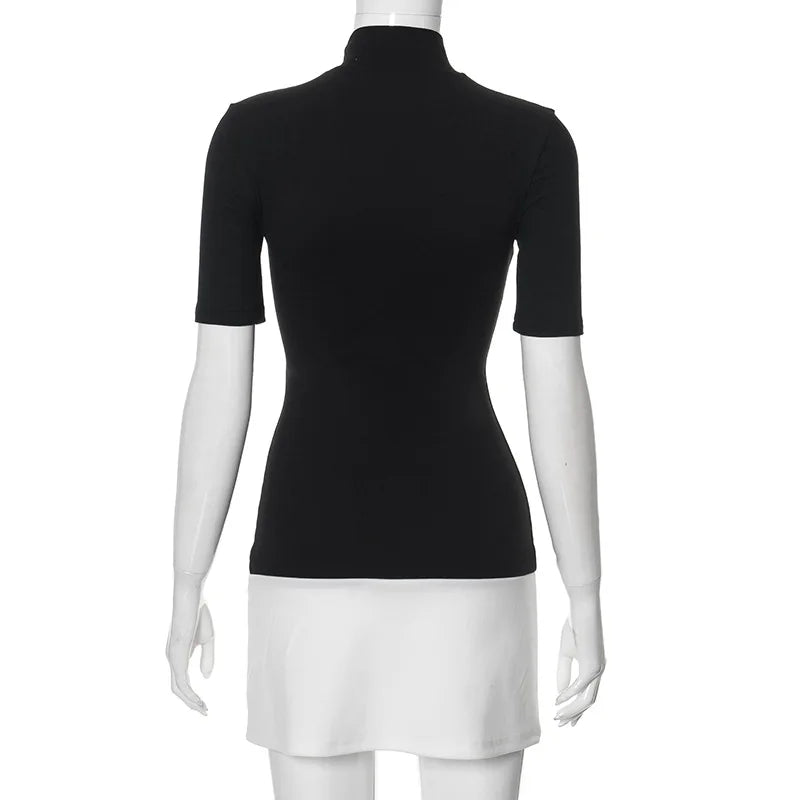 WW | Lässig Patchwork Mini Kleid