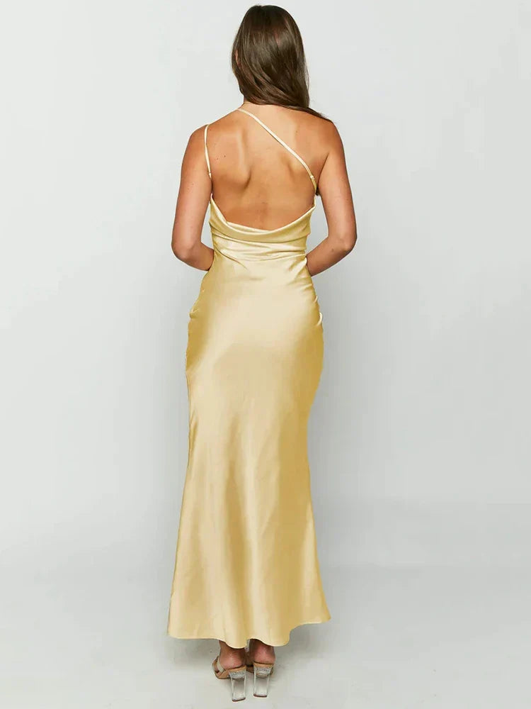 W&W Mode | Elegantes Maxikleid ohne Rücken für einen raffinierten Look