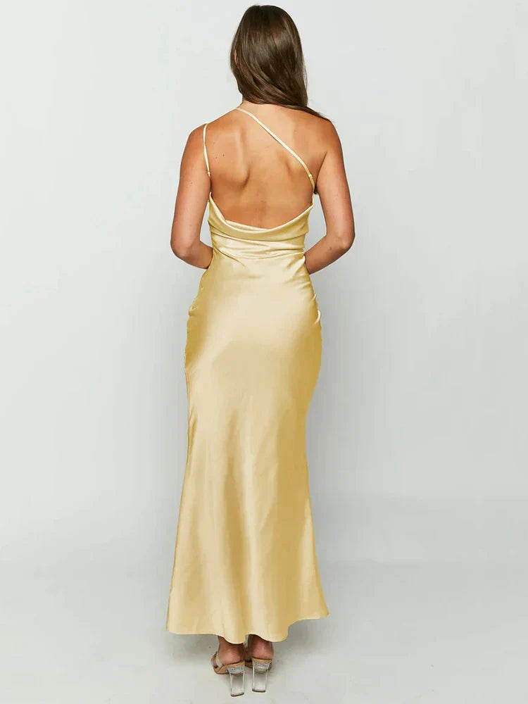 WW | Elegantes Maxikleid ohne Rücken für einen raffinierten Look
