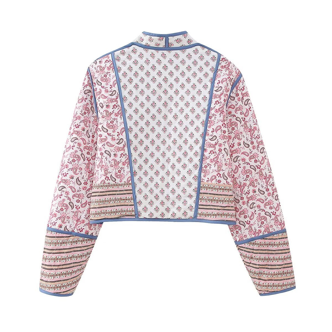 W&W Mode | Damenjacke mit Blumenmuster