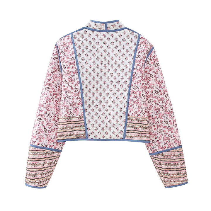W&W Mode | Damenjacke mit Blumenmuster