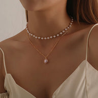 WW | Perlen Choker Herz Halskette Für Frauen