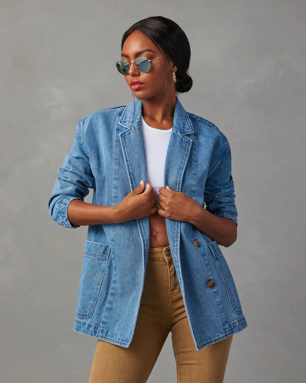 W&W Mode | Stilvoller Jeansblazer